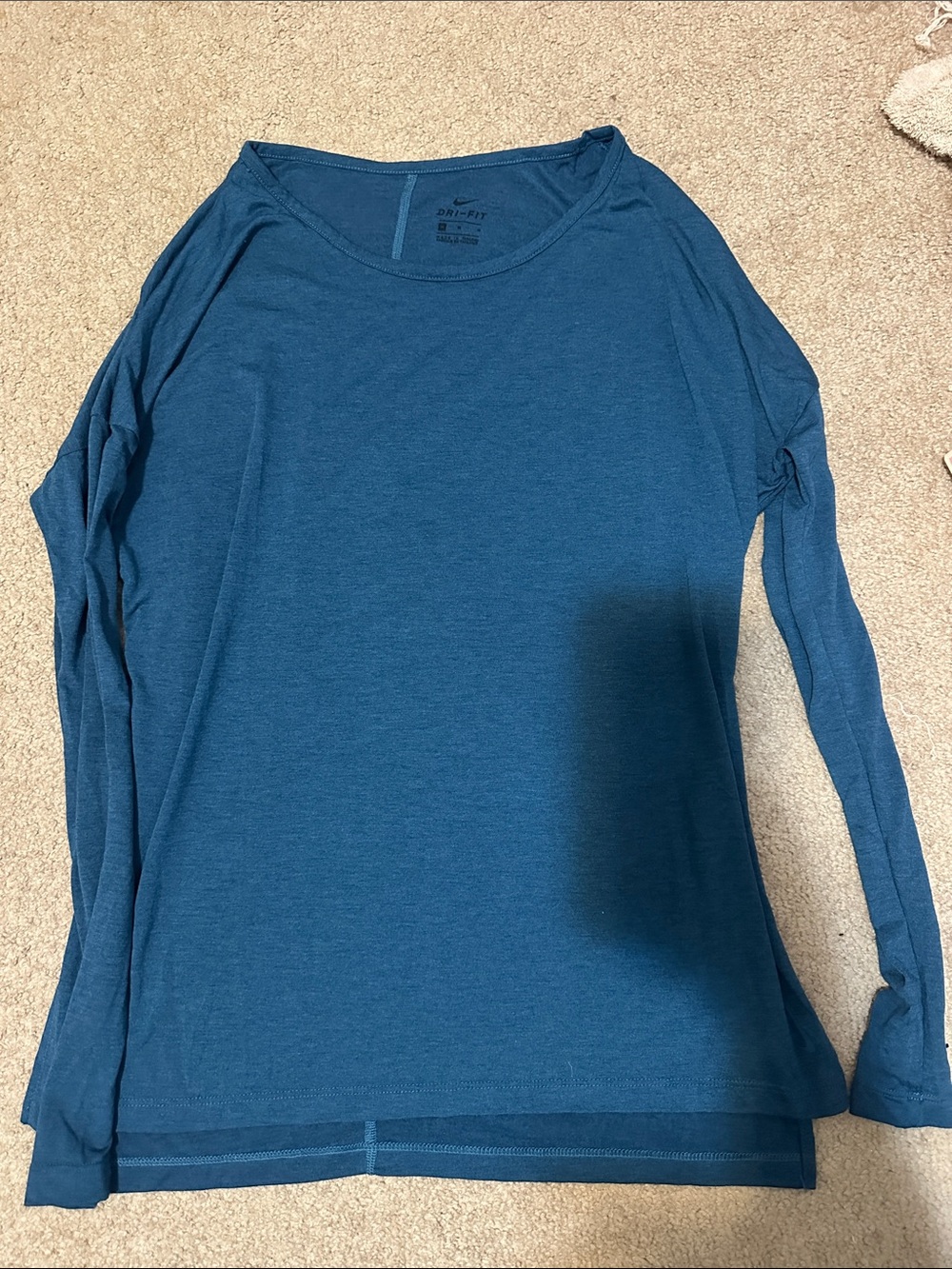 Nike Long Sleeve Dri-FIT Top - Teal